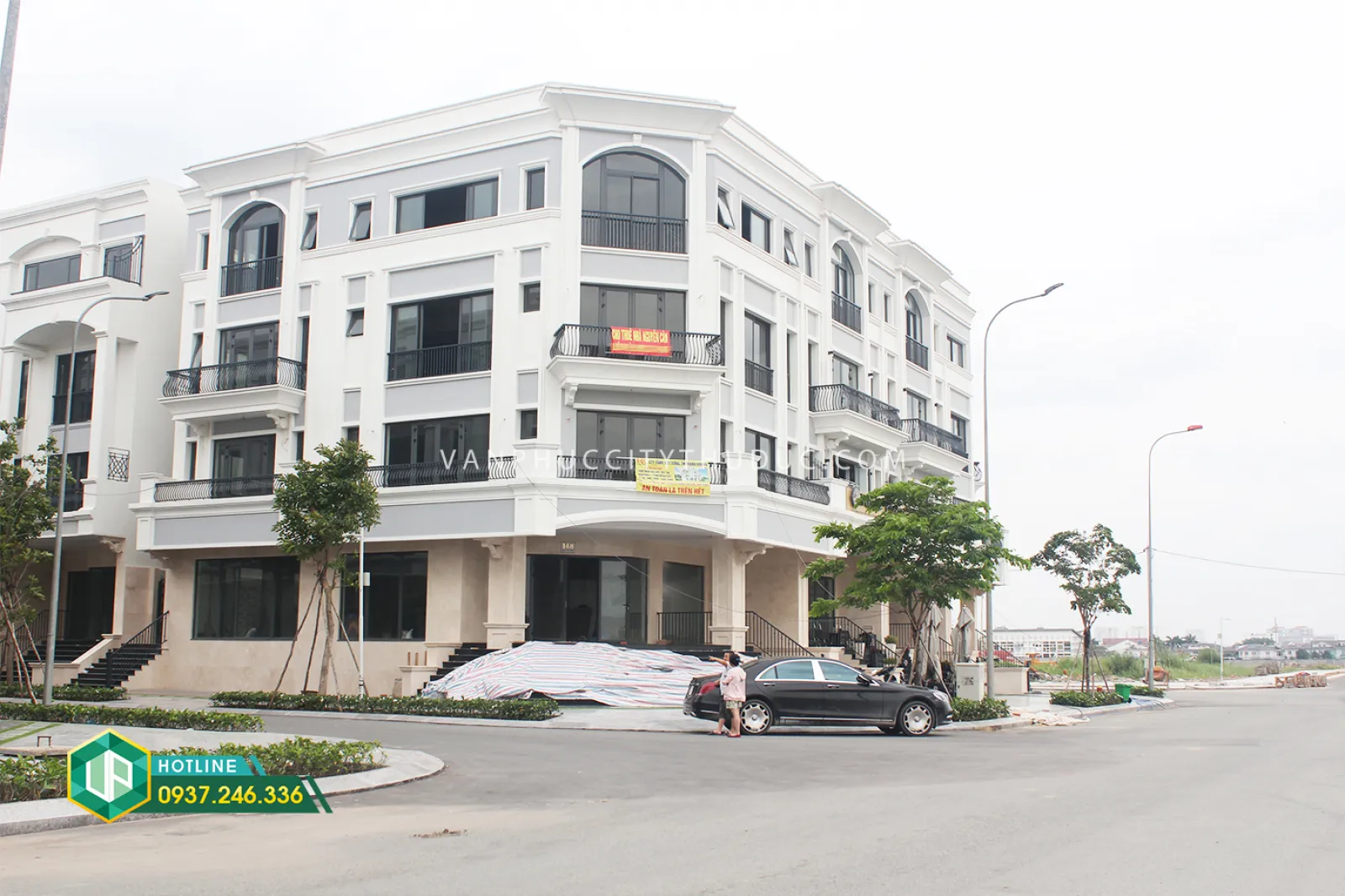 Cho thuê gấp mặt bằng Nguyễn Thị Nhung Trệt + lửng + 4 lầu 7x21m đường rộng 16m hướng Bắc