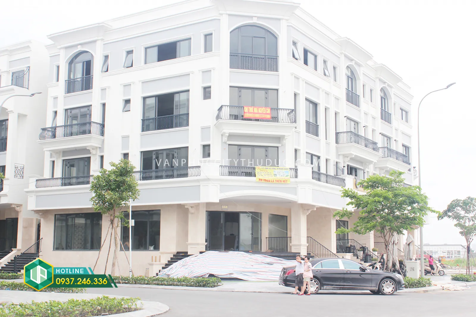 Cho thuê gấp mặt bằng Nguyễn Thị Nhung Trệt + lửng + 4 lầu 7x21m đường rộng 16m hướng Bắc