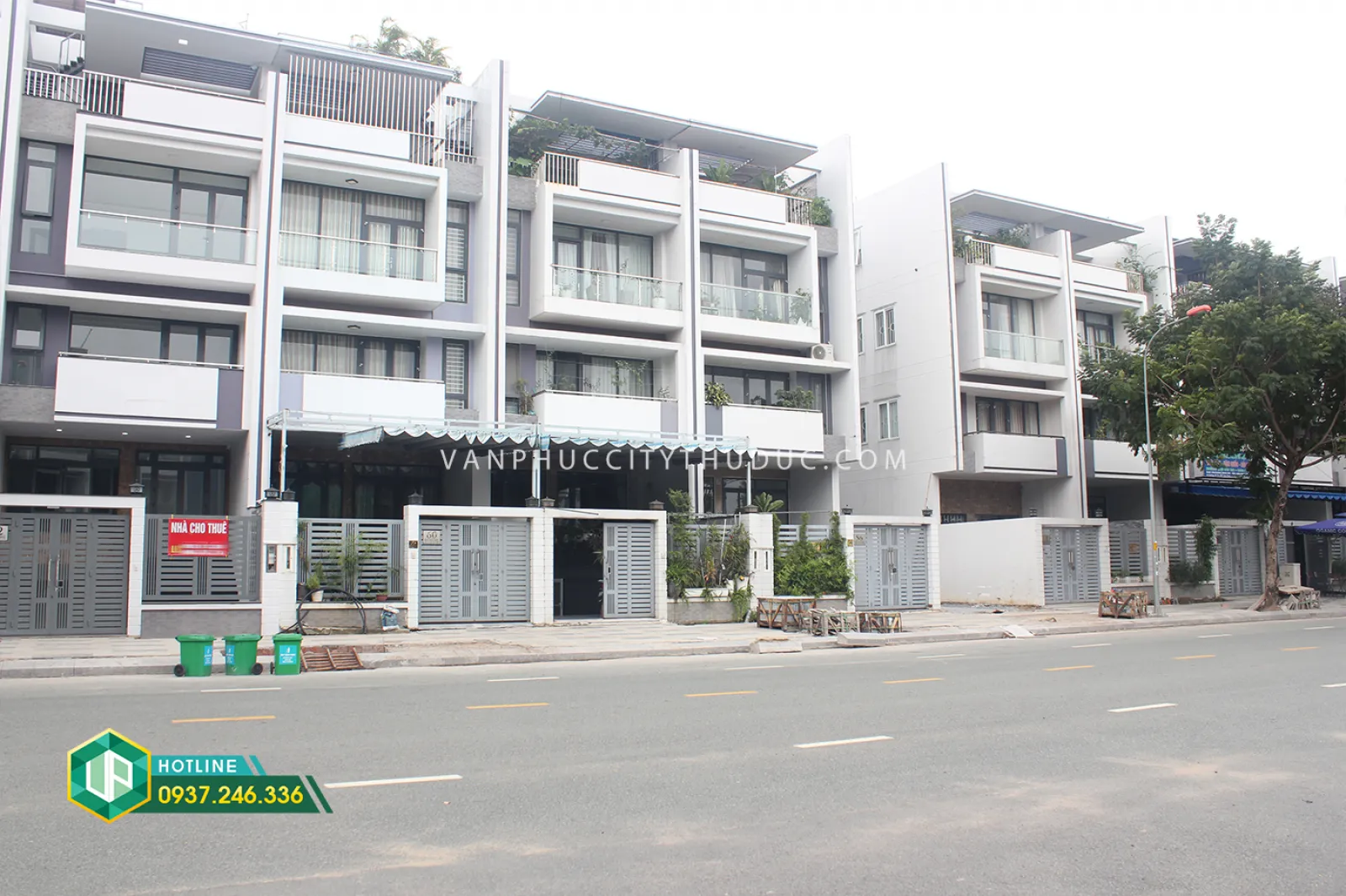 Cho thuê gấp nhà Vạn Phúc Thủ Đức 7x22m 154m2 13m hướng Tây Nam