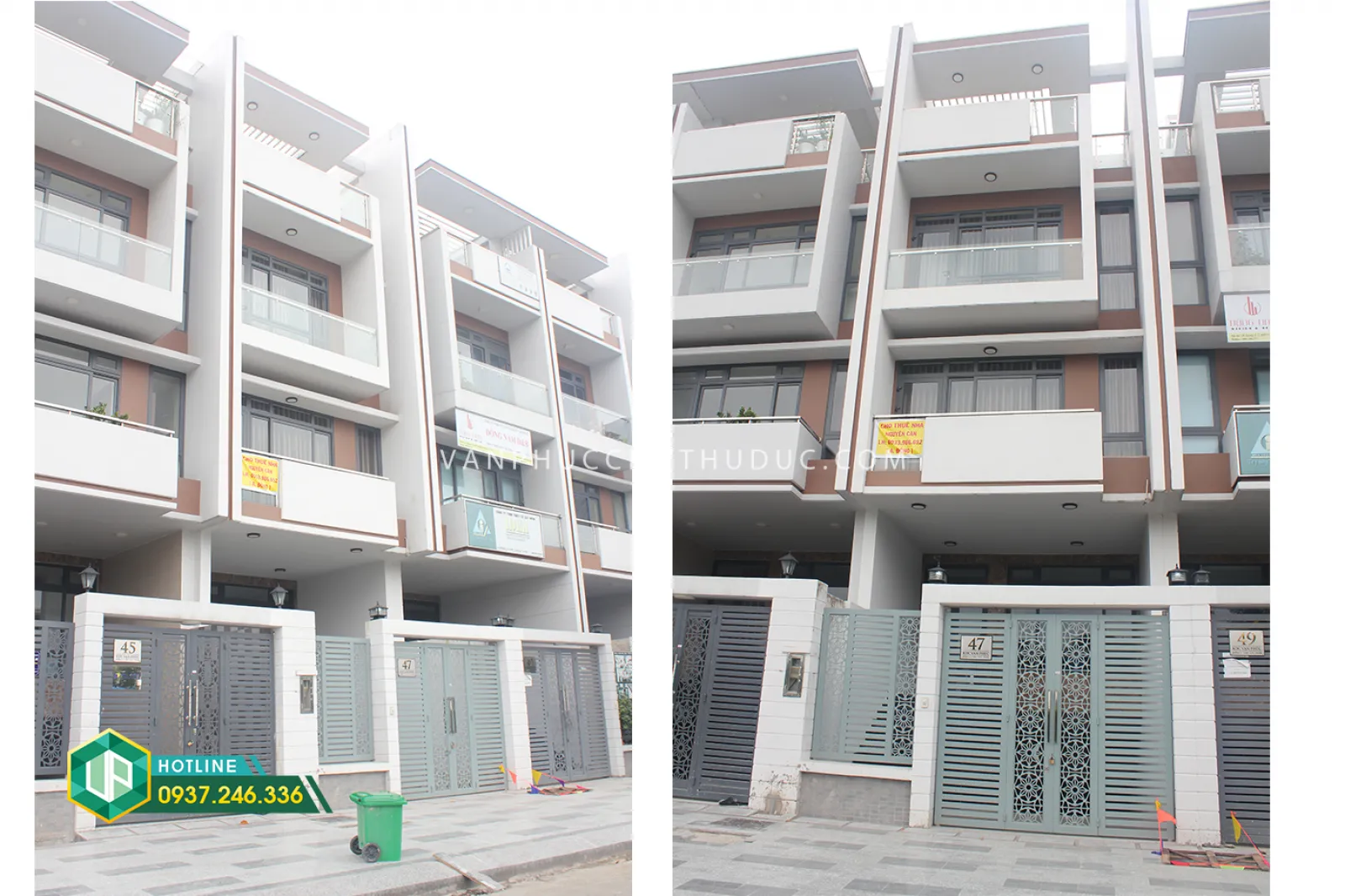 Cho thuê gấp nhà Vạn Phúc Thủ Đức 7x22m 154m2 13m hướng Tây Nam