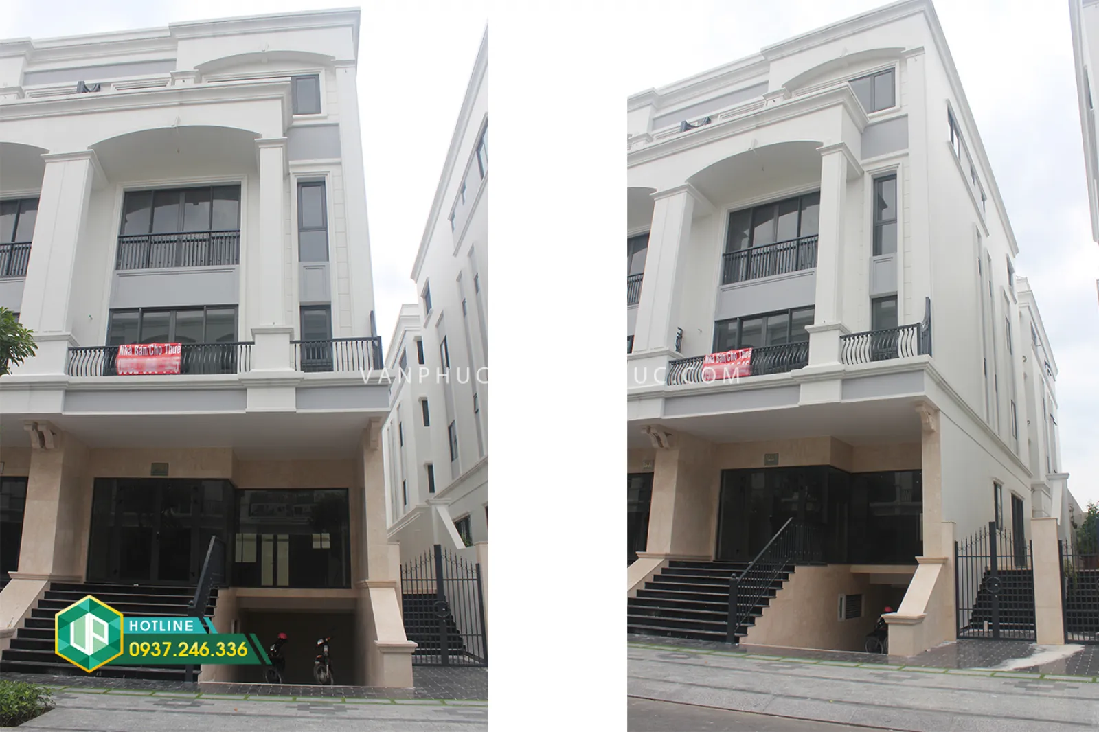 Cho thuê gấp nhà Vạn Phúc Thủ Đức ngay khu công viên hướng Tây Nam 154m2 (7x22m) mặt tiền đường 13m