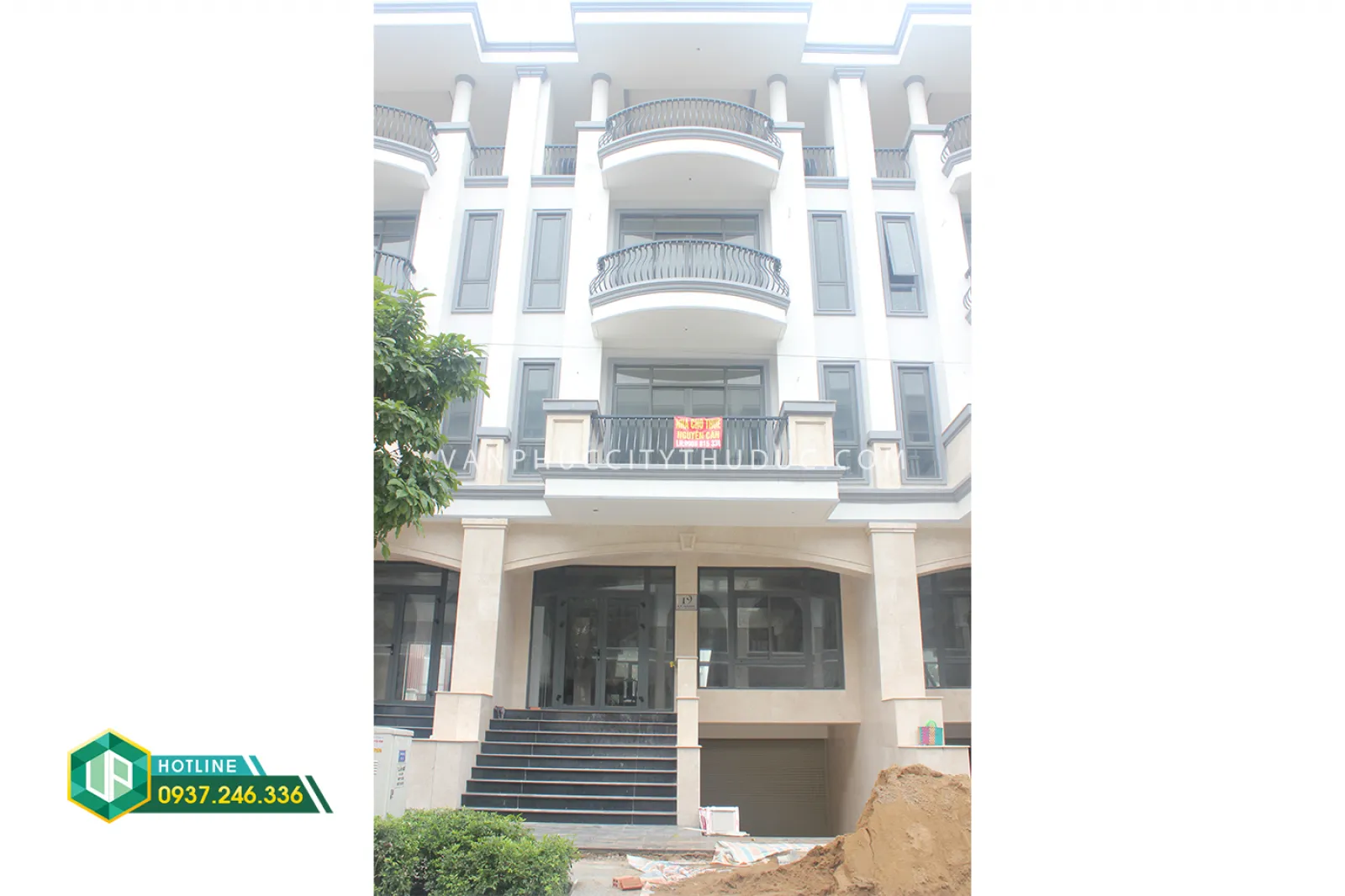 Cho thuê ngay nhà full nội thất 7x22 (154m2) mặt tiền đường 13m hướng Tây