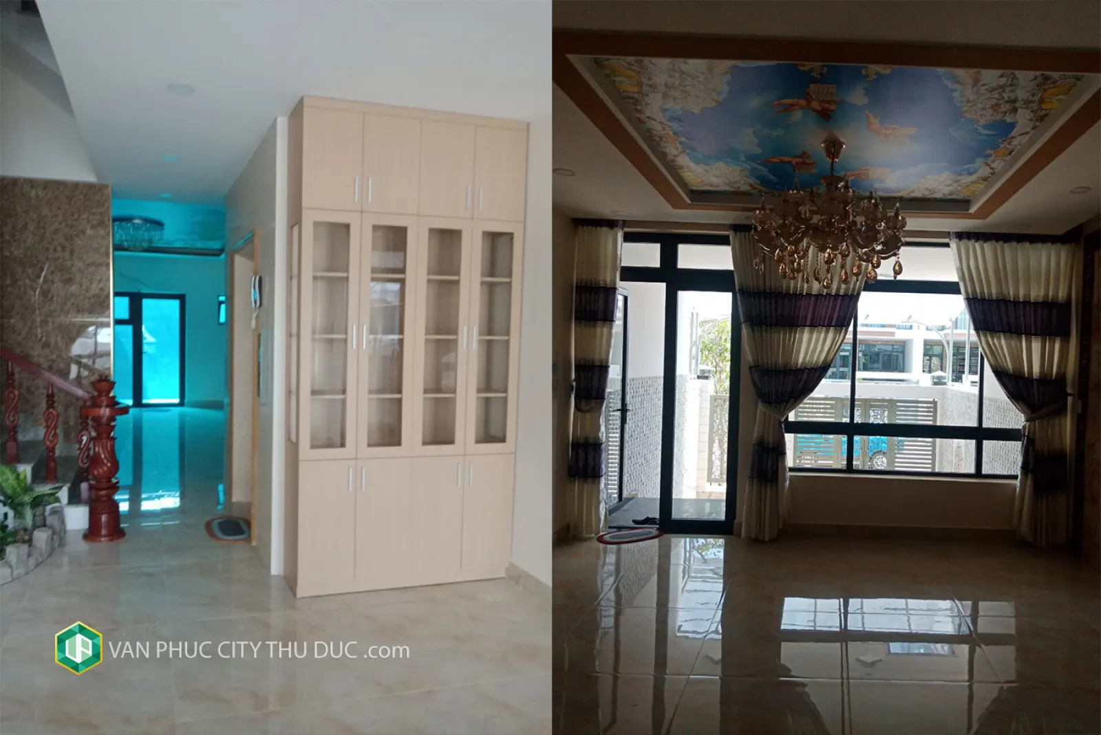 Cho thuê ngay nhà full nội thất Hầm + trệt + 2 lầu + sân thượng 154m2 (7x22m) mặt tiền đường 13m hướng Tây