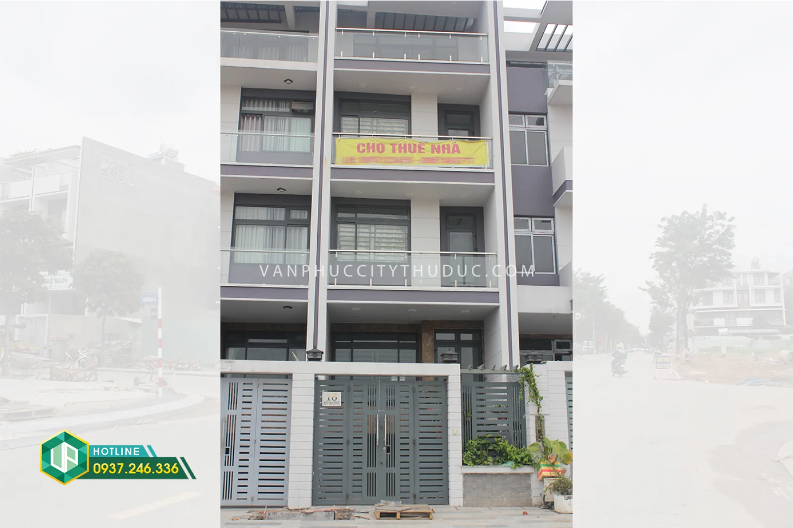 Cho thuê ngay nhà full nội thất Hầm + trệt + 2 lầu + sân thượng 154m2 (7x22m) mặt tiền đường 13m hướng Tây