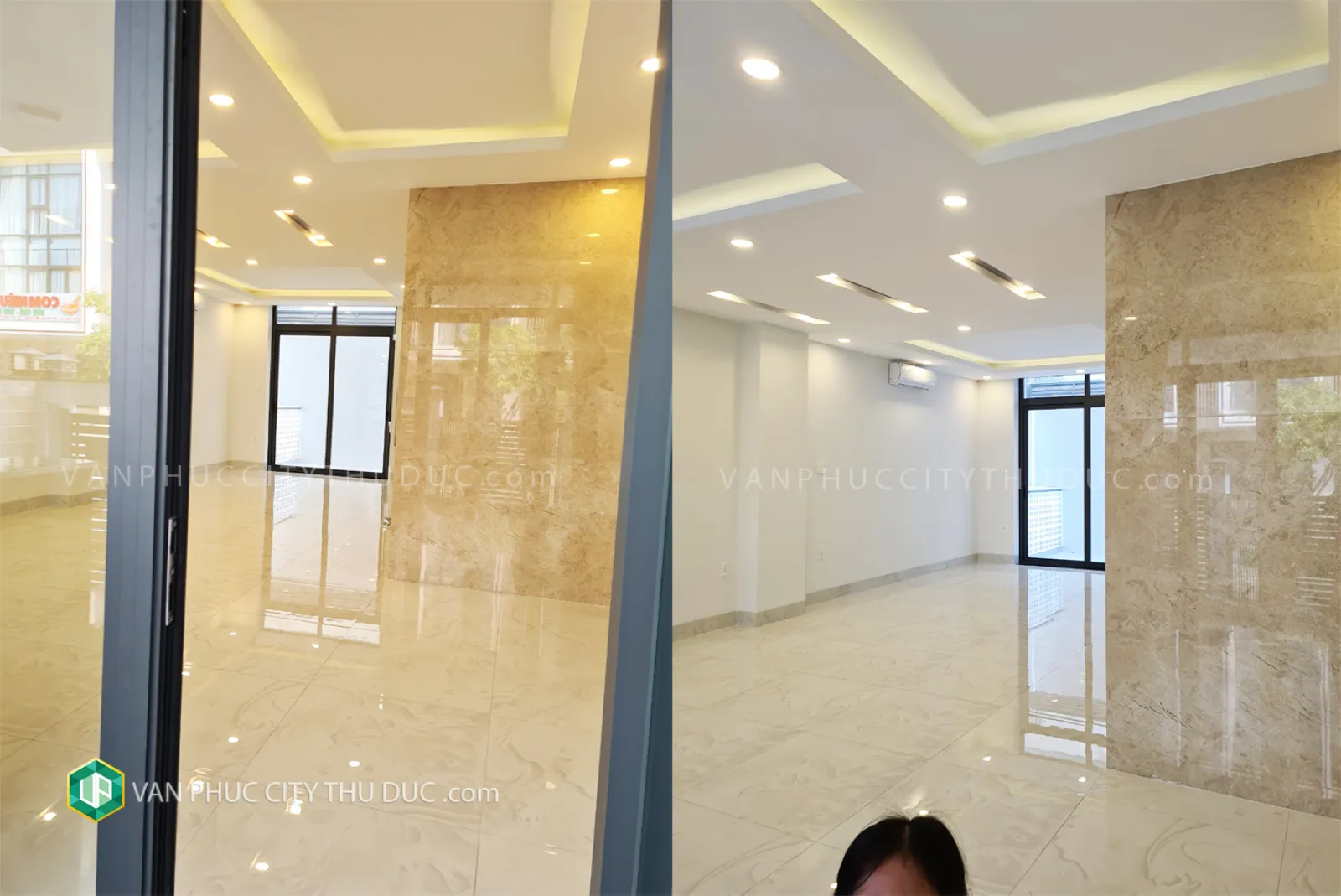 Cho thuê nhà làm văn phòng cạnh trường mẫu giáo Hugo 7x20 (140m2) đường rộng 35m hướng Nam