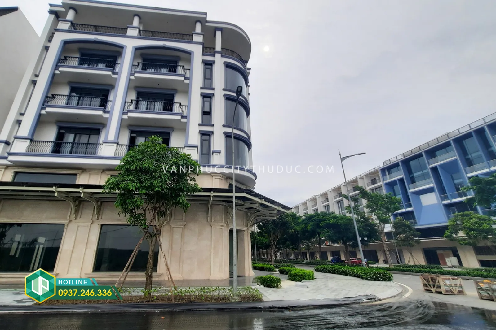 Dư chỗ cho thuê nhà thô Trệt + Lửng + 3 lầu 7x21 (147m2) đường lớn 16m hướng Tây